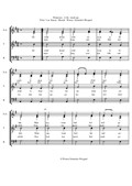 De windvaan. Titel Nr.2 aus 'Winterreis' für 4-stimmigen gemischten Chor (SATB)